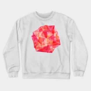 Jewel Watercolor Abstract Crewneck Sweatshirt